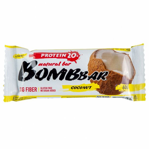 Батончик протеиновый BombBar Protein 20G Coconut