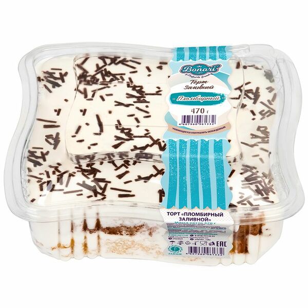 Торт Farshe Bonari Пломбирный заливной, 470г
