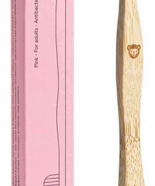 Зубная щётка бамбуковая Jungle Story средней жёсткости цвет в ассортименте