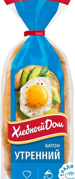 Батон Хлебный Дом Утренний 400г