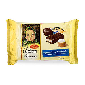 Пирожное "Аленка" бисквитное в шоколаде 240 г