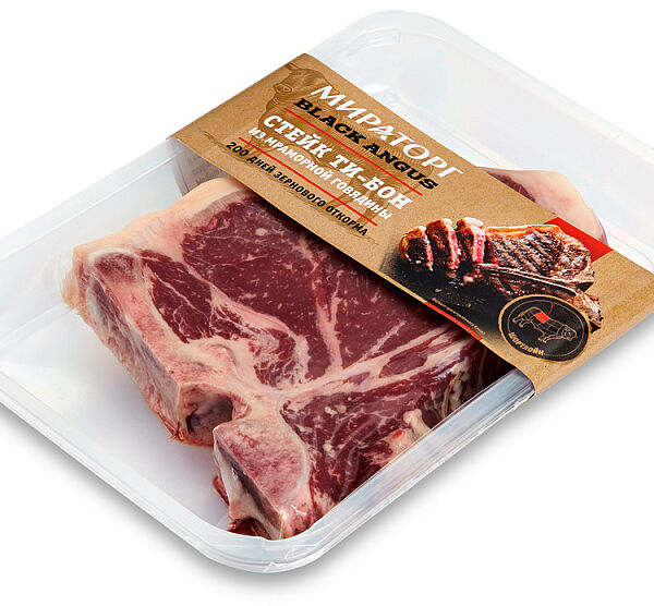 Стейк Мираторг Ти-Бон Choice Black Angus 200г