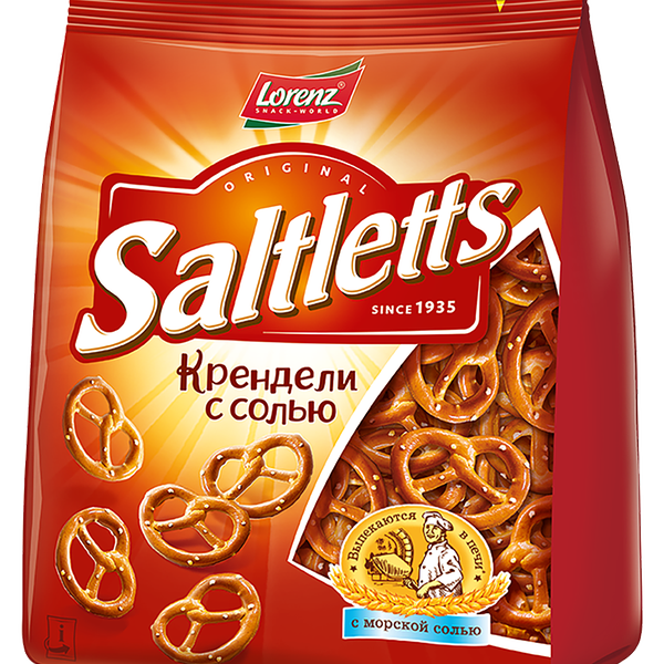 Крендельки Saltletts Precle соленые, Lorenz