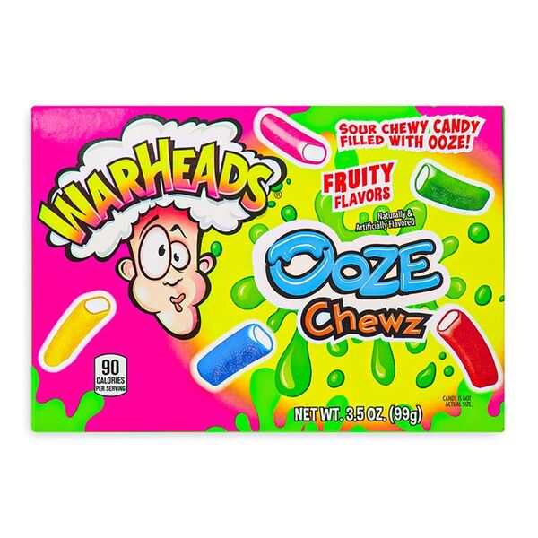 Конфеты жевательные Warheads Ooze Chewz Theater Box 99г, Мексика