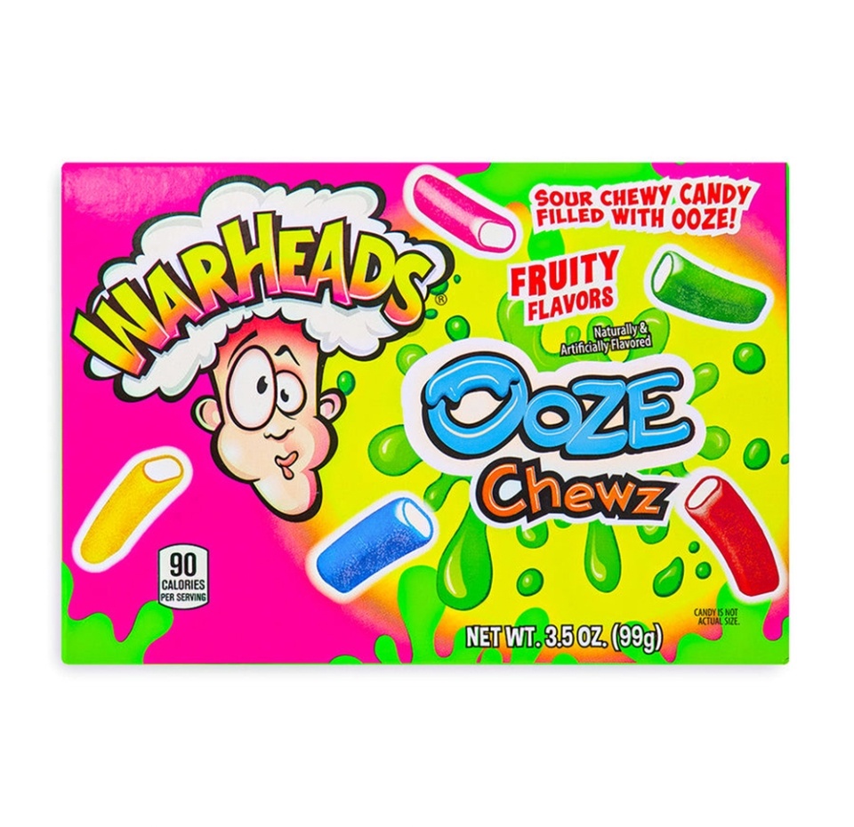 

Конфеты жевательные Warheads Ooze Chewz Theater Box 99г, Мексика