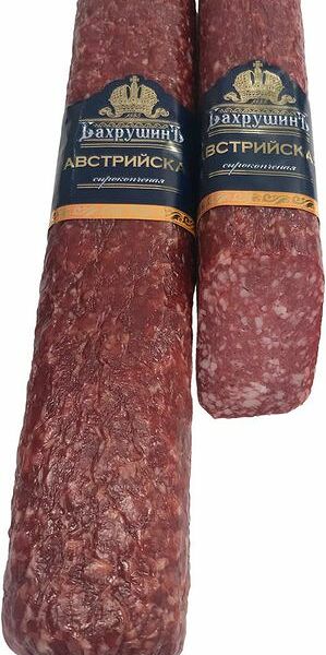 Колбаса сырокопчёная Бахрушинъ Австрийская, кг
