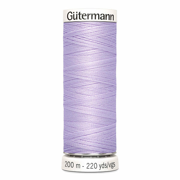 748277 Нить Sew-all для всех материалов, 200м, 100% п/э Gutermann(442 бело-лавандовый)