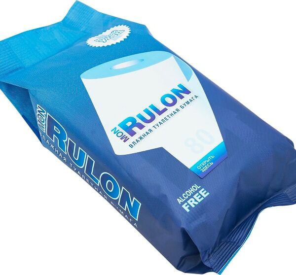 Туалетная бумага Mon Rulon влажная 80шт