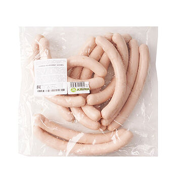 Сосиски из кролика в натуральной оболочке, белые Мясной Дом Ивановых вес до 500 г