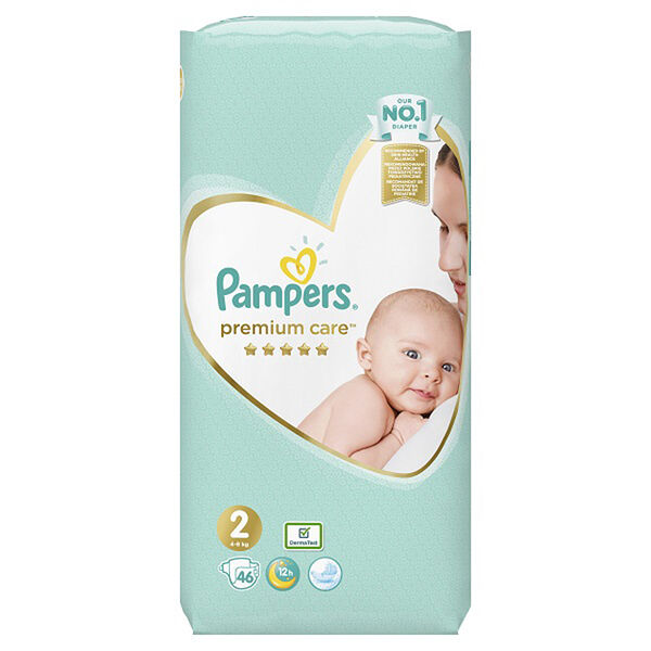 Pampers Premium подгузник детский N2 4-8кг N46