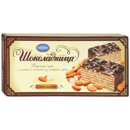 Торт вафельный Шоколадница с миндалём