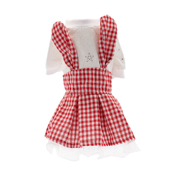 Платье с ушками для собак XL красный (девочка)