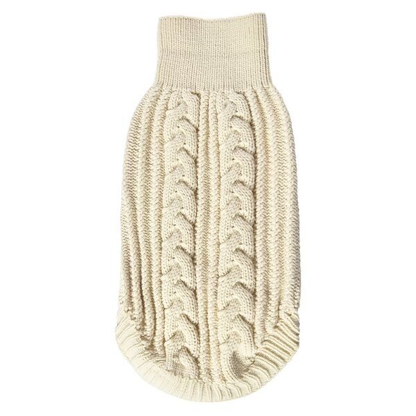 Свитер для собак FOXIE Classic L (длина спины 40см) белый