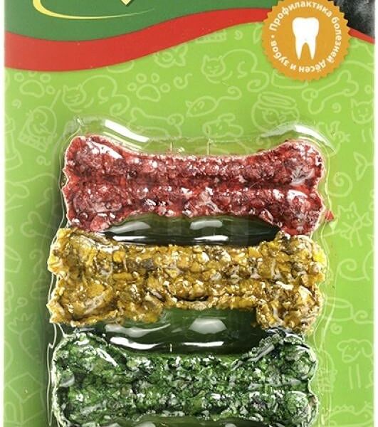 Лакомство для собак Triol Кость прессованная №3