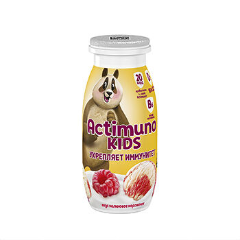 Напиток кисломолочный Actimuno Kids Малиновое мороженое 1,5% 95г