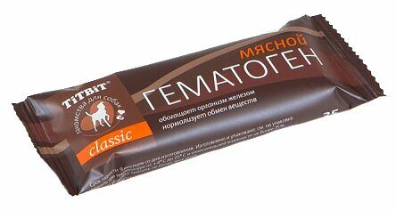 Лакомство для собак Гематоген мясной Titbit Сlassic