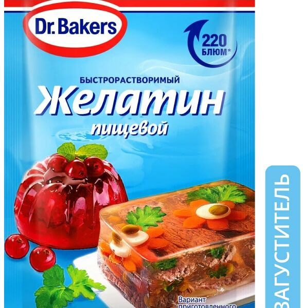 Желатин Dr.Bakers пищевой 30г