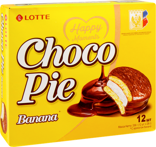 

Пирожное Choco Pie Банан 12 шт. х 28 г