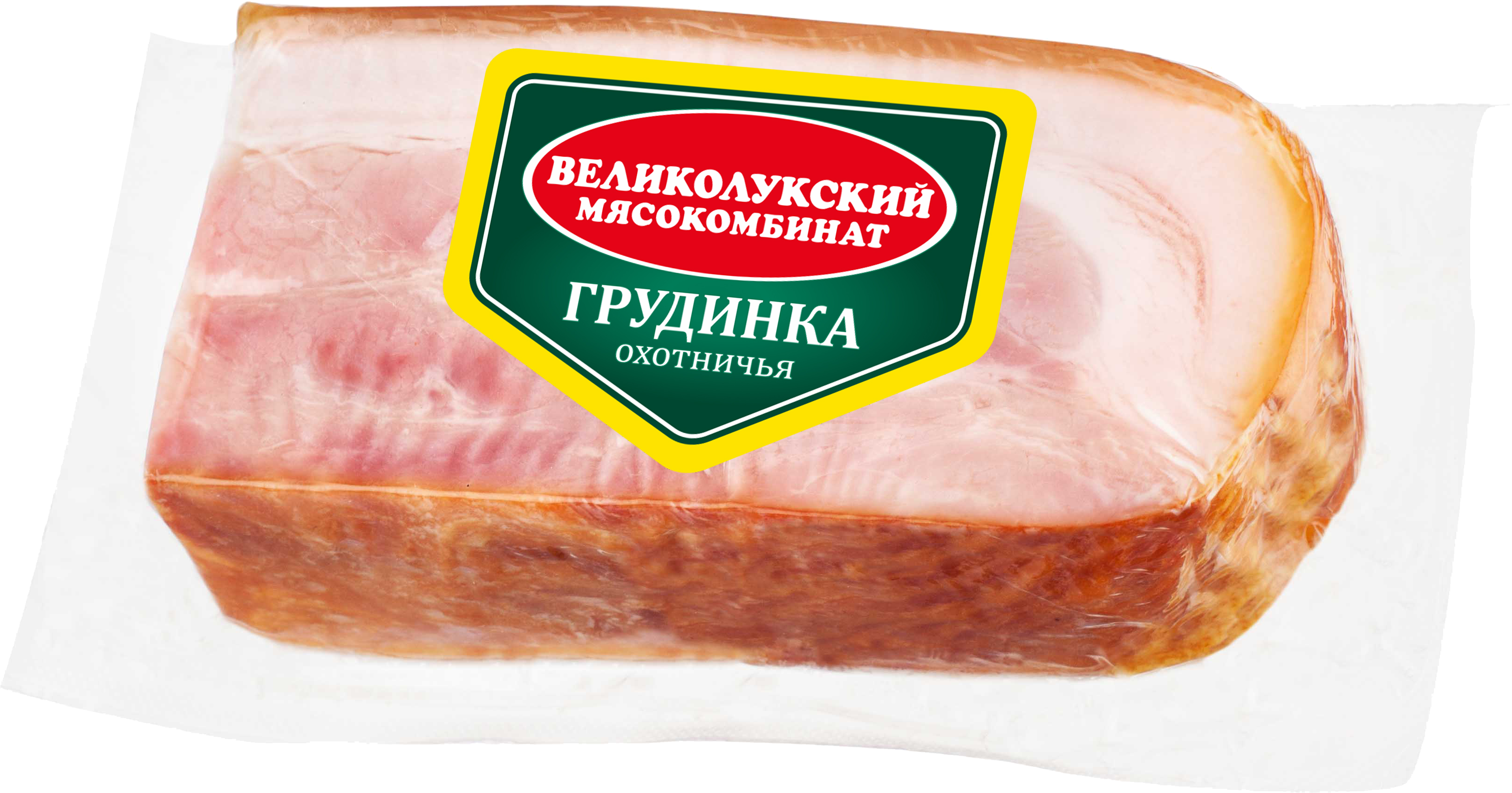 

Грудинка Великолукский МК Охотничья варено-копченая
