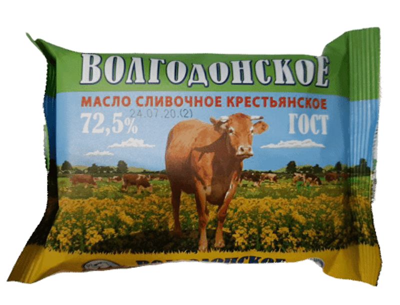 

Масло сливочное БЕЛЫЙ МЕДВЕДЬ Волгодонское 72,5% ГОСТ, без змж