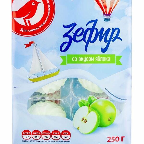 Зефир Ашан Красная птица яблочный