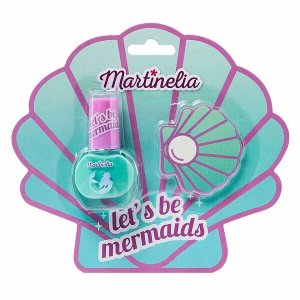 MARTINELIA Набор для ногтей Русалочка детский (Лак для ногтей 1х4 мл + Пилочка для ногтей)