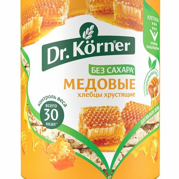 Хлебцы Dr.Korner Злаковый коктейль медовые, 100г