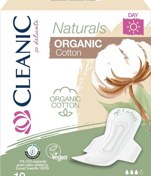 Прокладки Cleanic Naturals Organic Cotton день 10шт