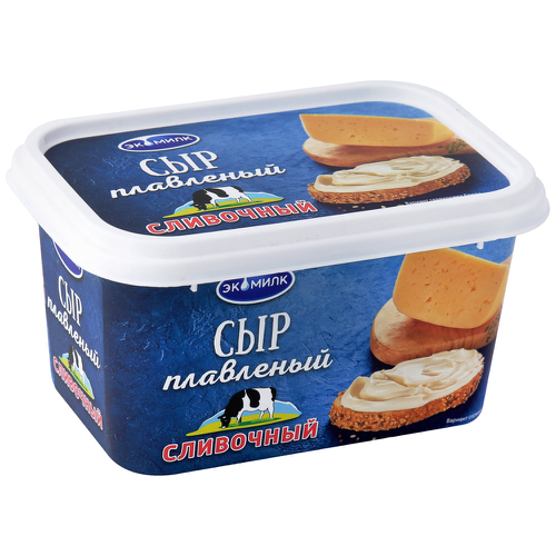 

Сыр плавленый ЭКОМИЛК Сливочный 55%, без змж, 400г