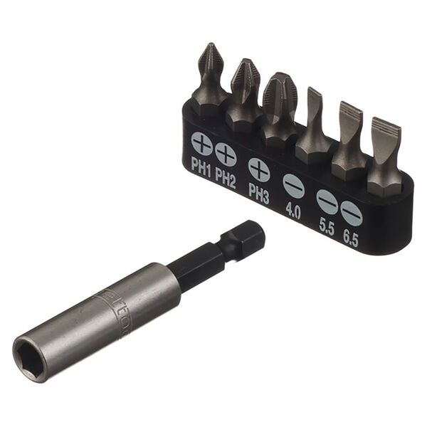 Набор универсальный JETTOOLS, магнитный держатель +7 насадок