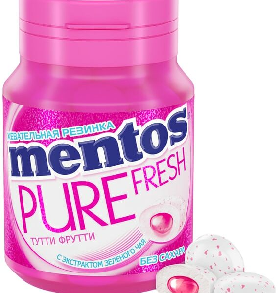 Жевательная резинка Mentos Pure Fresh Тутти Фрутти 54г