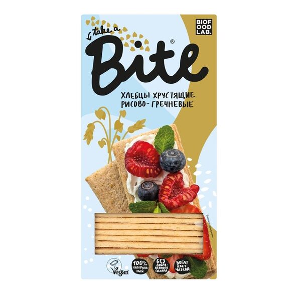 Хлебцы рисово-гречневые Take a Bite (без глютена)