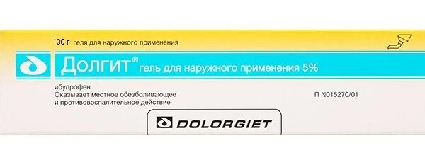 Долгит гель 5% 100 г