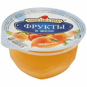 Фрукты в желе Апетиссимо персик