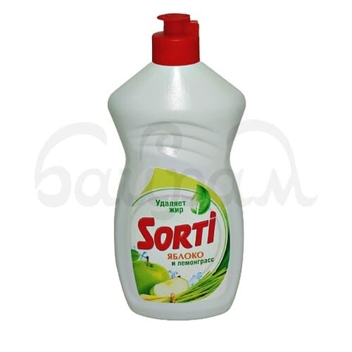 Средство для мытья посуды Sorti 450гр Яблоко Лемонграсс