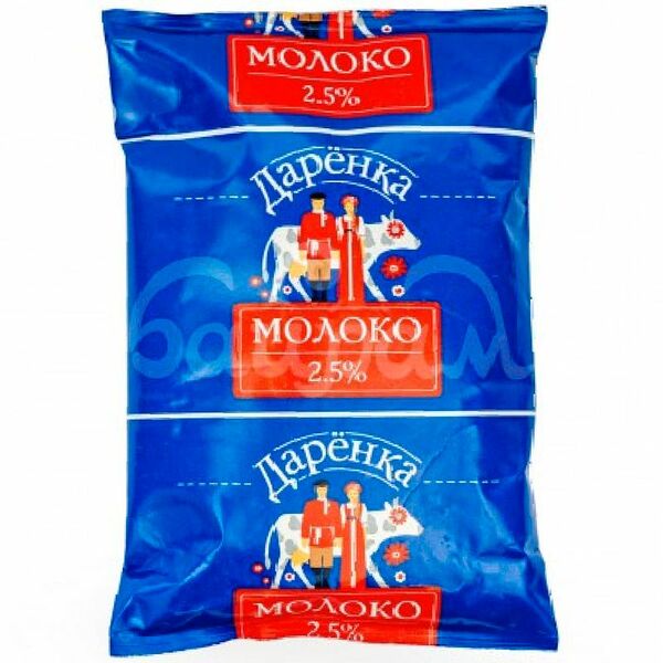 Молоко пастеризованное ДАРЕНКА 2,5%, без змж