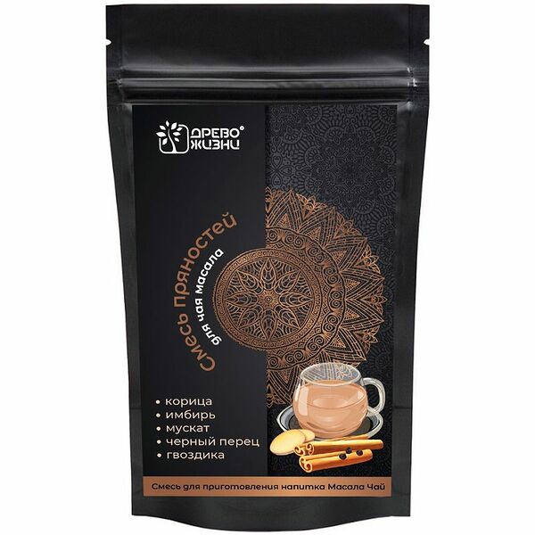 Смесь пряностей Древо Жизни для чая масала, 100г