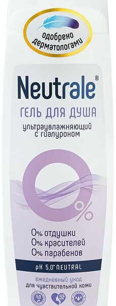 Гель для душа Neutrale Ультраувлажняющий с гиалуроном 400мл