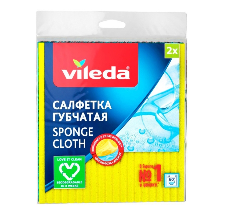 

Губчатая салфетка Vileda Freudenberg Home & Cleaning Solutions 2 шт.