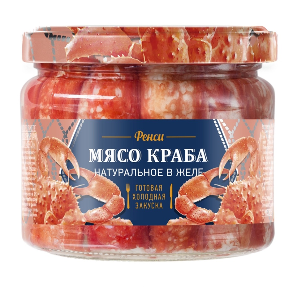 

Мясо краба Путина камчатского в желе 300 г, Россия