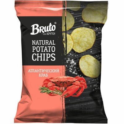 Чипсы Bruto Snacks Атлантический краб