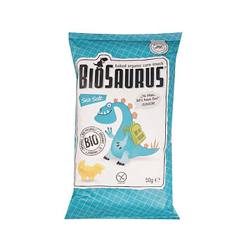 Снек кукурузный Biosaurus с морской солью