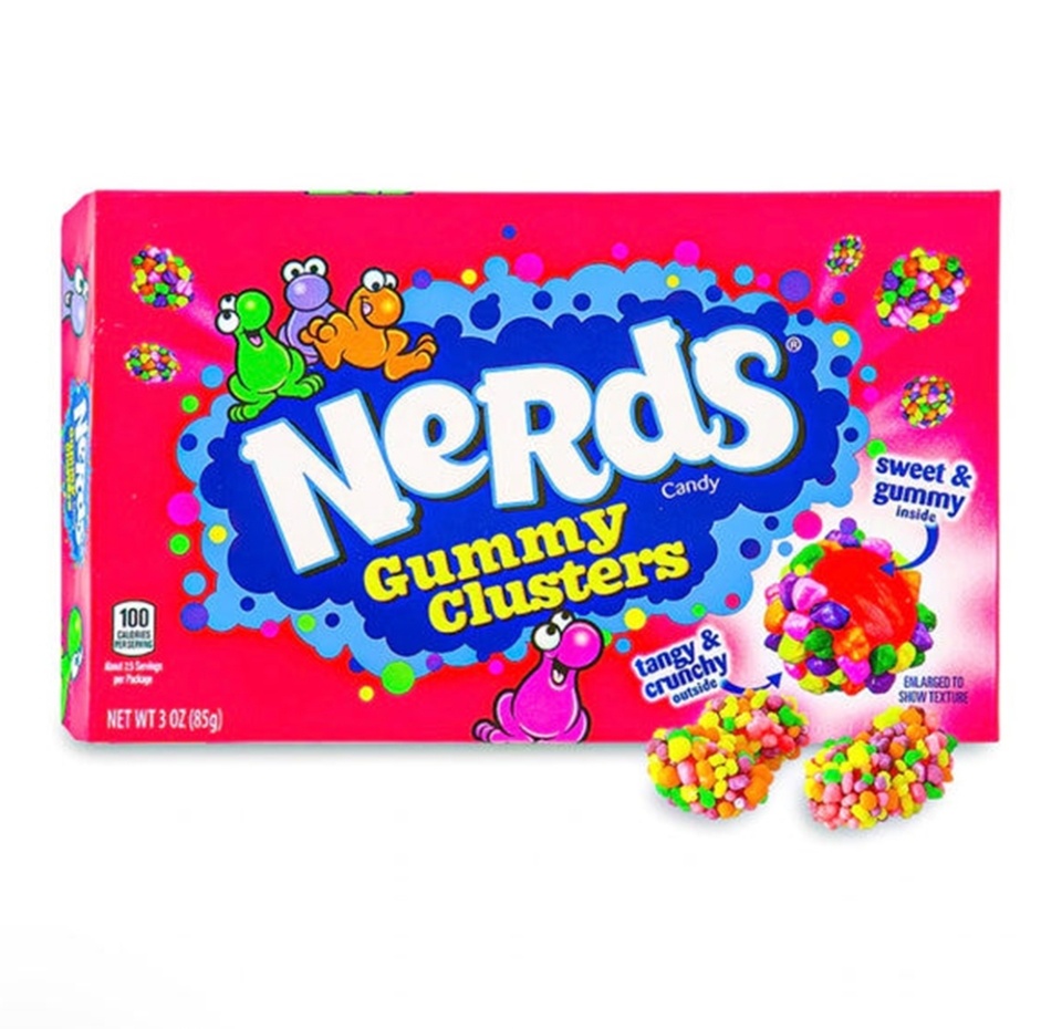 

Жевательные конфеты Nerds Gummy Clusters 85г США