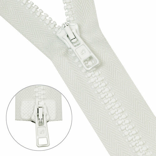 Молния трактор Т10 (6мм) 2 замка 120см (2077) Arta-F(001 белый),шт