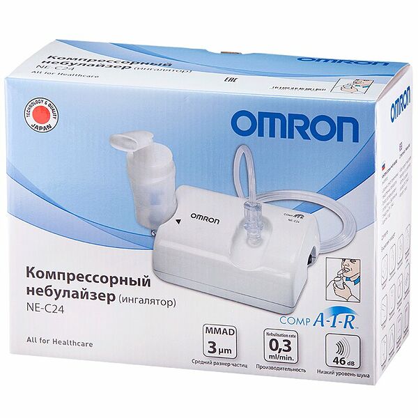 Ингалятор Omron NE С-24 компрессорный