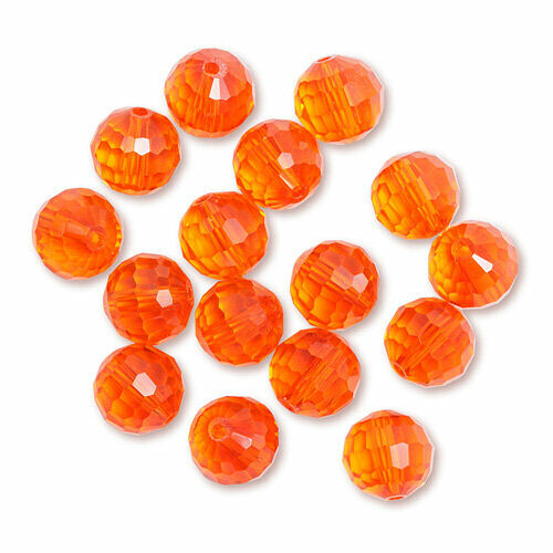 Бусины стеклянные 10мм, Z-490, 16шт/уп(24)