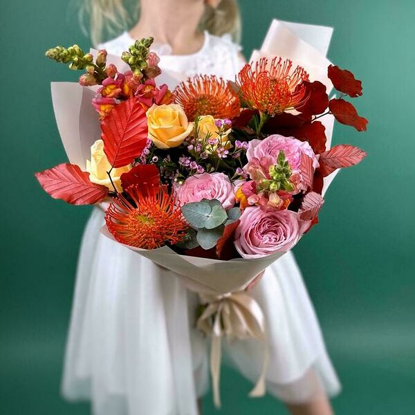 Авторский букет цветов №13