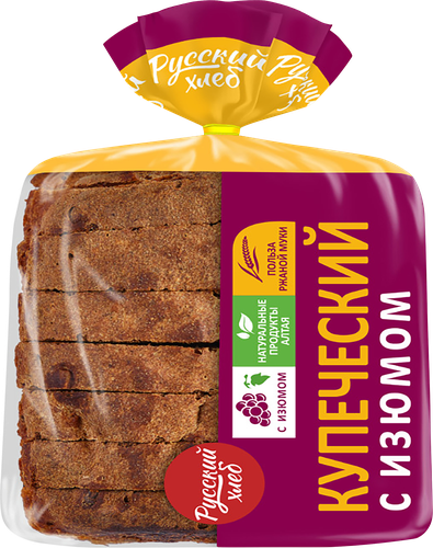 

Хлеб Русский хлеб Купеческий в нарезке 300 г