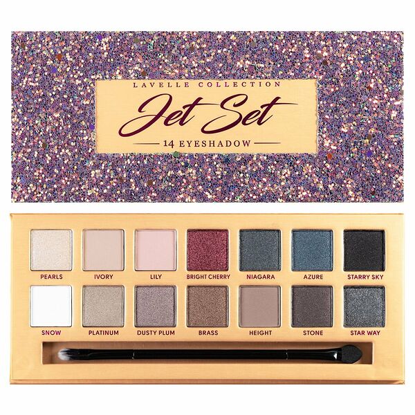LAVELLE COLLECTION Палетка теней для век Jet Set, 18,2 г, 02 rich