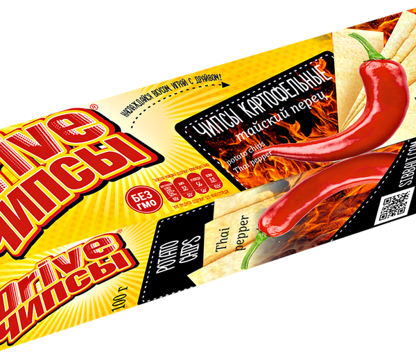 Чипсы картофельные DRIVE Тайский перец